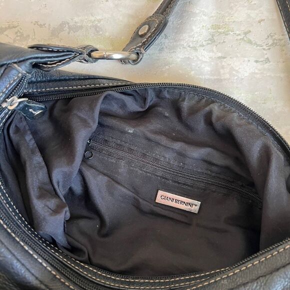 Giani Bernini Y2K slouch leather shoulder bag - Picture 13 of 14